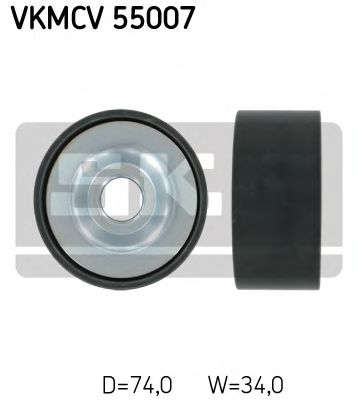 Ролик ремня генератора SKF VKMCV 55007