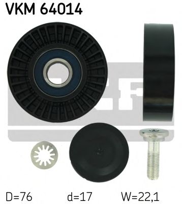 Обводной ролик SKF VKM 64014
