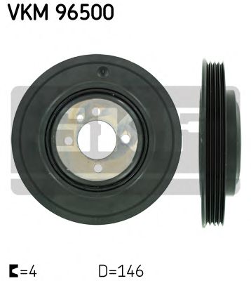 Шкив коленвала skf VKM 96500