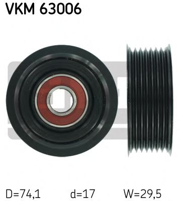 Обводной ролик SKF VKM 63006
