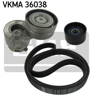 Комплект ролика ремня генератора SKF VKMA 36038