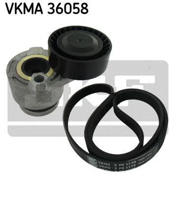 Комплект ролика ремня генератора SKF VKMA 36058
