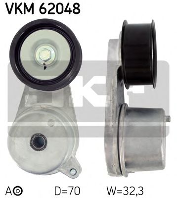 Ролик ремня генератора SKF VKM 62048
