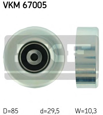 Обводной ролик SKF VKM 67005