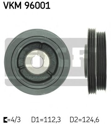 Шкив коленвала SKF VKM 96001