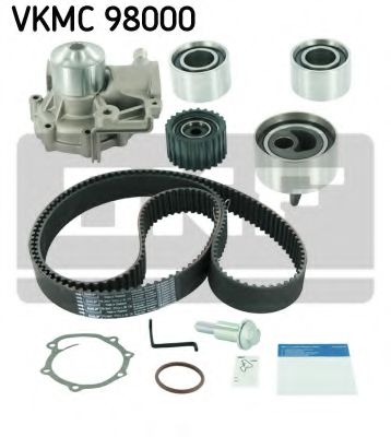 Комплект ГРМ с помпой SKF VKMC 98000