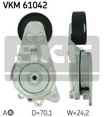 Ролик ремня генератора SKF VKM 61042