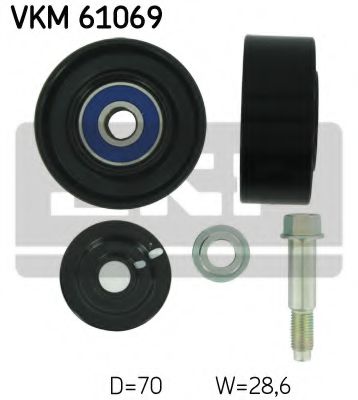 Обводной ролик SKF VKM 61069