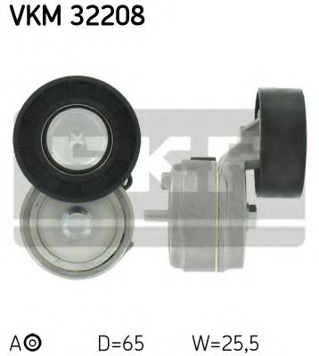 Ролик ремня генератора SKF VKM 32208