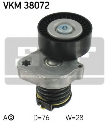Ролик ремня генератора SKF VKM 38072