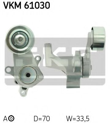 Ролик ремня генератора SKF VKM 61030