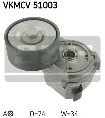 Ролик ремня генератора SKF VKMCV 51003