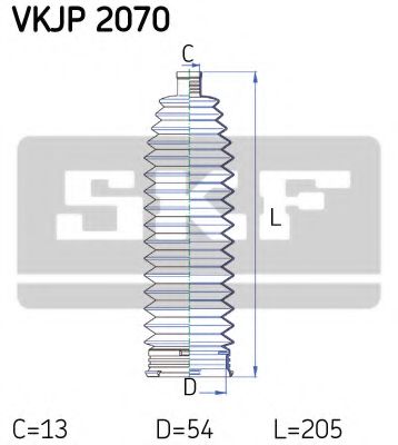 Пыльник рулевой рейки SKF VKJP 2070