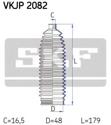 Пыльник рулевой рейки SKF VKJP 2082