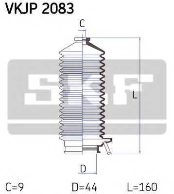 Пыльник рулевой рейки SKF VKJP 2083