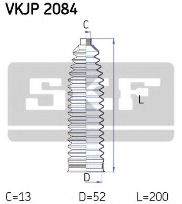Пыльник рулевой рейки SKF VKJP 2084