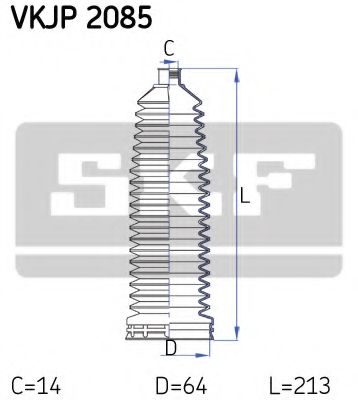 Пыльник рулевой рейки SKF VKJP 2085