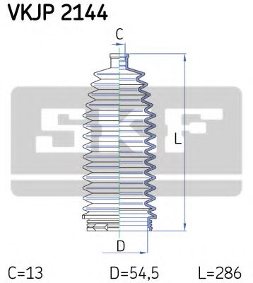 Пыльник рулевой рейки SKF VKJP 2144