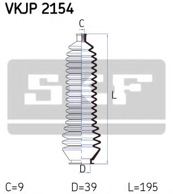 Пыльник рулевой рейки SKF VKJP 2154