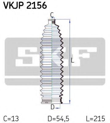 Пыльник рулевой рейки SKF VKJP 2156