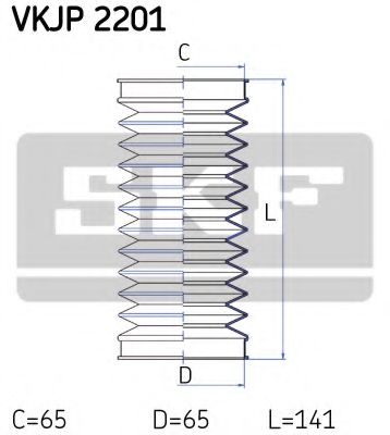 Пыльник рулевой рейки SKF VKJP 2201