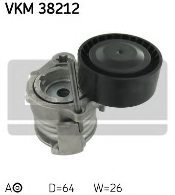 Ролик ремня генератора SKF VKM 38212