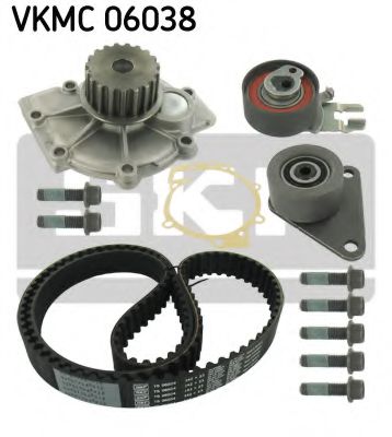 Комплект ГРМ с помпой SKF VKMC 06038