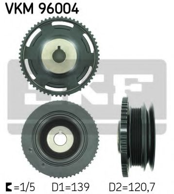 Шкив коленвала SKF VKM 96004