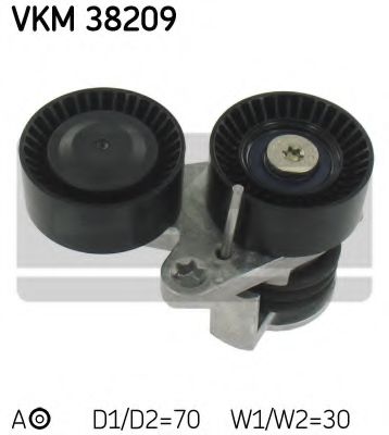 Ролик ремня генератора SKF VKM 38209