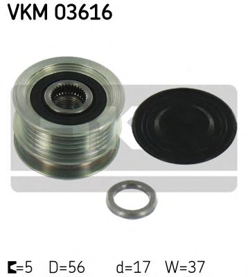 Муфта генератора SKF VKM 03616