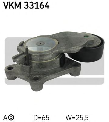 Натяжной ролик ремня ГРМ SKF VKM 33164