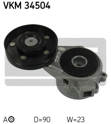 Ролик ремня генератора SKF VKM 34504