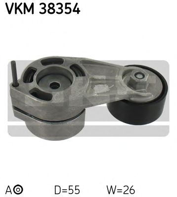 Ролик ремня генератора SKF VKM 38354