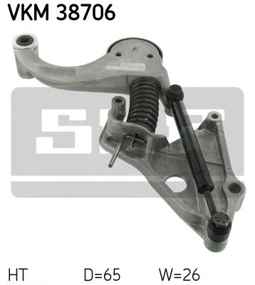 Ролик ремня генератора SKF VKM 38706