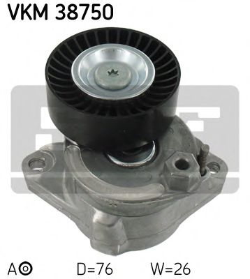 Ролик ремня генератора SKF VKM 38750