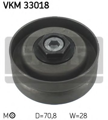 Ролик ремня генератора SKF VKM 33018