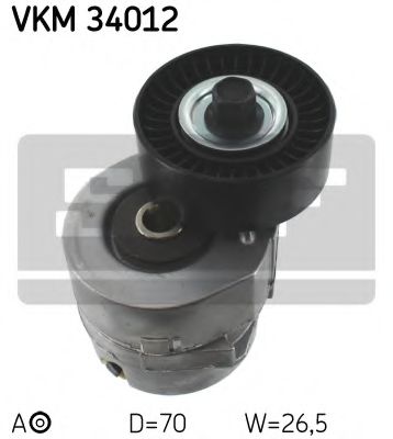 Ролик ремня генератора SKF VKM 34012