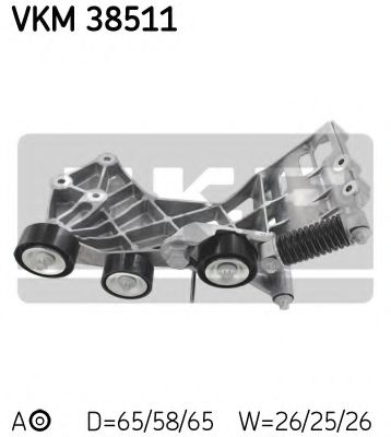 Ролик ремня генератора SKF VKM 38511