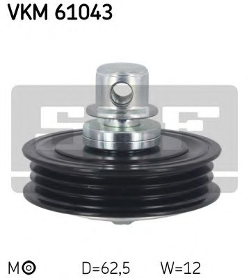 Ролик ремня генератора SKF VKM 61043
