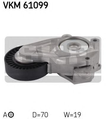 Ролик ремня генератора SKF VKM 61099