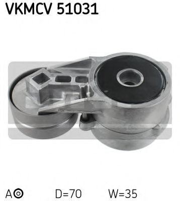 Ролик ремня генератора SKF VKMCV 51031