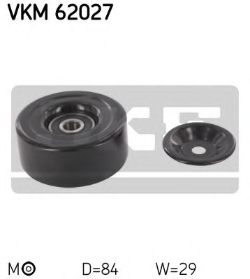 Ролик ремня генератора SKF VKM 62027