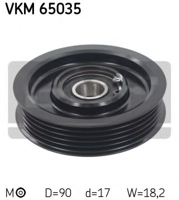 Ролик ремня генератора SKF VKM 65035
