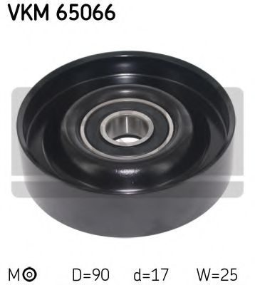 Ролик ремня генератора SKF VKM 65066