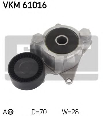 Ролик ремня генератора SKF VKM 61016