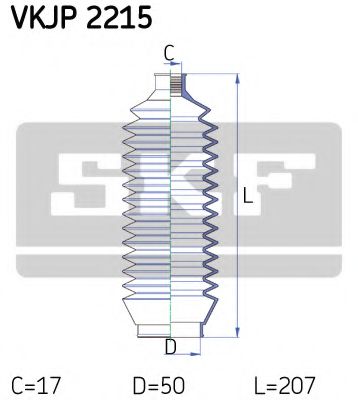 Пыльник рулевой рейки SKF VKJP 2215