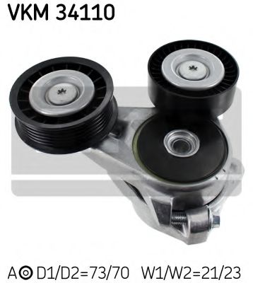 Ролик ремня генератора SKF VKM 34110