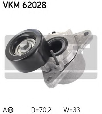 Ролик ремня генератора SKF VKM 62028