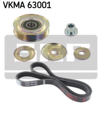 Комплект ролика ремня генератора SKF VKMA 63001