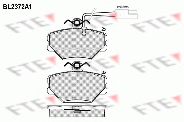 Тормозные колодки fte BL2372A1